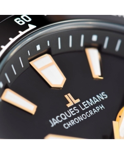 Купить Наручные часы Jacques Lemans 1-2140I с хронографом  в E-mobi