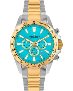 Купить Наручные часы Jacques Lemans 1-2140J с хронографом в E-mobi