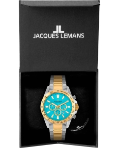 Купить Наручные часы Jacques Lemans 1-2140J с хронографом  в E-mobi