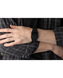 Купить Японские наручные часы Casio Vintage CA-53WF-1BEF с хронографом  в E-mobi