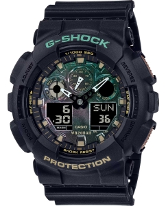 Купить Японские наручные часы Casio G-SHOCK GA-100RC-1A с хронографом в E-mobi
