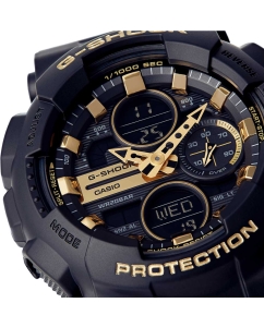 Купить Японские наручные часы Casio G-SHOCK GMA-S140M-1AER с хронографом  в E-mobi