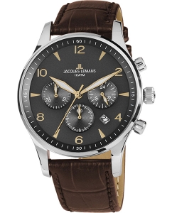Купить Наручные часы Jacques Lemans 1-1654ZJ с хронографом в E-mobi