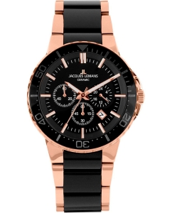 Купить Наручные часы Jacques Lemans 1-2166C с хронографом в E-mobi