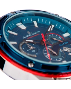 Купить Наручные часы Jacques Lemans 1-2141F с хронографом  в E-mobi