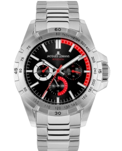 Купить Наручные часы Jacques Lemans 42-11E с хронографом в E-mobi