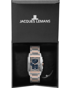 Купить Наручные часы Jacques Lemans 1-2161O с хронографом  в E-mobi