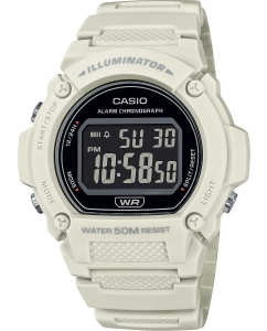 Купить Японские наручные часы Casio Collection W-219HC-8B с хронографом в E-mobi