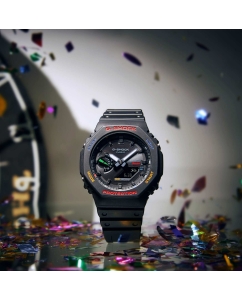 Купить Японские наручные часы Casio G-SHOCK GA-B2100FC-1A с хронографом  в E-mobi