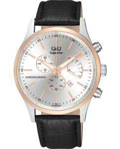 Купить Японские наручные часы Q&Q C24A-010PY с хронографом в E-mobi