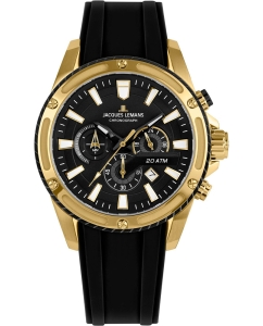 Купить Наручные часы Jacques Lemans 1-2141D с хронографом в E-mobi