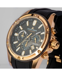 Купить Наручные часы Jacques Lemans 1-2141D с хронографом  в E-mobi