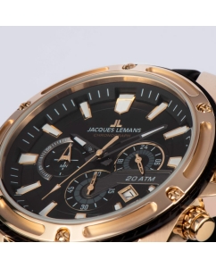 Купить Наручные часы Jacques Lemans 1-2141D с хронографом  в E-mobi