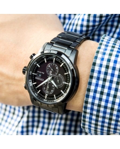 Купить Японские наручные часы Citizen CA0615-59E с хронографом  в E-mobi