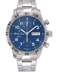 Купить Швейцарские механические наручные часы Mathey-Tissot H1821CHATBUG с хронографом в E-mobi