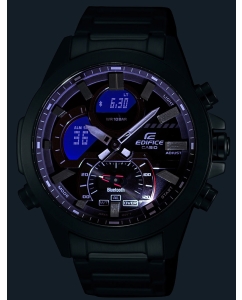 Купить Японские наручные часы Casio Edifice ECB-30D-2AEF с хронографом  в E-mobi