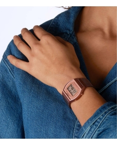 Купить Японские наручные часы Casio Vintage B640WMR-5AEF с хронографом  в E-mobi