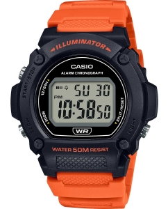 Купить Японские наручные часы Casio Collection W-219H-4AVEF с хронографом в E-mobi