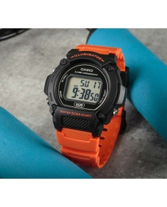 Купить Японские наручные часы Casio Collection W-219H-4AVEF с хронографом  в E-mobi