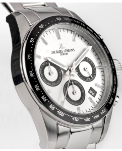 Купить Наручные часы Jacques Lemans 1-1877F с хронографом  в E-mobi