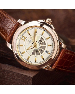 Купить Российские механические золотые наручные часы NIKA 1058.0.1.44A  в E-mobi