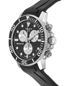 Купить Швейцарские наручные часы Tissot T-Sport Seastar T120.417.17.051.00 с хронографом  в E-mobi
