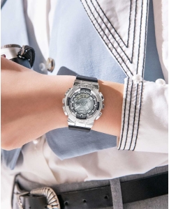 Купить Японские наручные часы Casio G-SHOCK GM-S110-1A с хронографом  в E-mobi