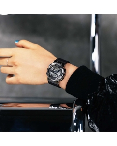 Купить Японские наручные часы Casio G-SHOCK GM-S110-1A с хронографом  в E-mobi