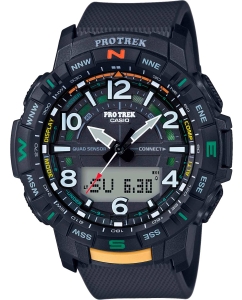 Купить Японские наручные часы Casio Pro Trek PRT-B50-1ER с хронографом в E-mobi