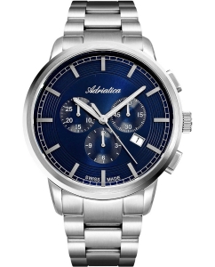 Купить Швейцарские наручные часы Adriatica A8307.5115CH с хронографом в E-mobi