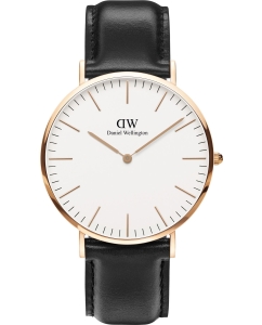 Купить Наручные часы Daniel Wellington Classic 40 Sheffield RG White в E-mobi