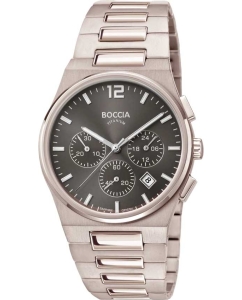 Купить Титановые наручные часы Boccia Titanium 3741-02 с хронографом в E-mobi
