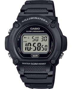 Купить Японские наручные часы Casio Collection W-219H-1AVEF с хронографом в E-mobi