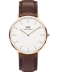 Купить Наручные часы Daniel Wellington Classic 40 Bristol RG White в E-mobi