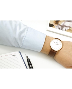 Купить Наручные часы Daniel Wellington Classic 40 Bristol RG White  в E-mobi