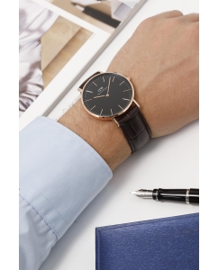 Купить Наручные часы Daniel Wellington Classic 40 York RG Black  в E-mobi