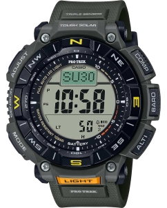 Купить Японские наручные часы Casio Pro Trek PRG-340-3E с хронографом в E-mobi