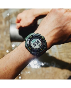 Купить Японские наручные часы Casio Pro Trek PRG-340-3E с хронографом  в E-mobi