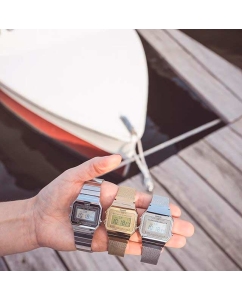 Купить Японские наручные часы Casio Vintage A700WEMG-9AEF с хронографом  в E-mobi