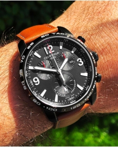 Купить Швейцарские наручные часы Certina C001.647.36.057.00 с хронографом  в E-mobi