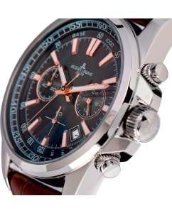 Купить Наручные часы Jacques Lemans 1-2117W с хронографом  в E-mobi