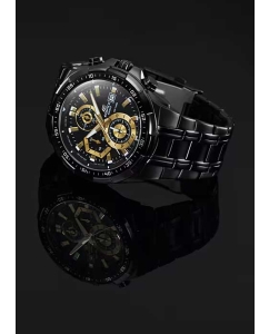 Купить Японские наручные часы Casio Edifice EFR-539BK-1A с хронографом  в E-mobi