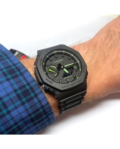 Купить Японские наручные часы Casio G-SHOCK GA-2100-1A3ER с хронографом  в E-mobi