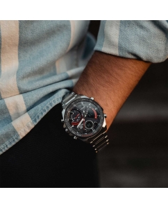 Купить Японские наручные часы Casio Edifice ECB-900DB-1AER с хронографом  в E-mobi