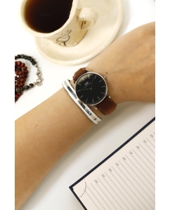 Купить Наручные часы Daniel Wellington Classic 36 Durham S Black  в E-mobi