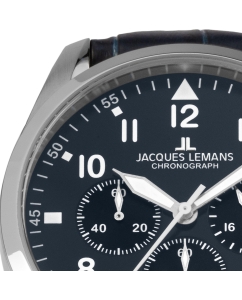 Купить Наручные часы Jacques Lemans 42-2B с хронографом  в E-mobi