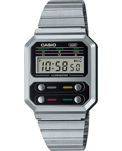 Купить Японские наручные часы Casio Vintage A100WE-1AEF с хронографом в E-mobi
