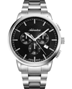 Купить Швейцарские наручные часы Adriatica A8307.5116CH с хронографом в E-mobi