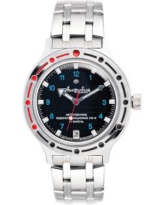 Купить Российские механические наручные часы Восток Амфибия 420268 в E-mobi