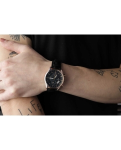 Купить Российские золотые наручные часы NIKA 1246.0.1.52A с хронографом  в E-mobi